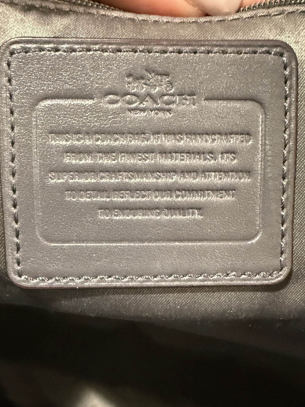 Coach Taylor Suede, Leather and Snake Skin Embossed Purse w/ Purse pillow (2014) - Picture 8 of 9
